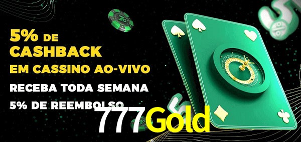 Promoções do cassino ao Vivo 777Gold